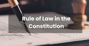 Constitution & Rule of Law